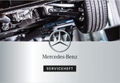 MERCEDES Serviceheft książka serwisowa NIEMIECKA 16 przeglądów i napraw