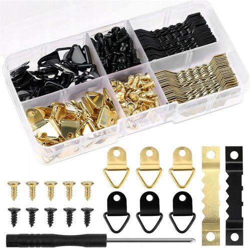 251 Zestaw Haków Do Wieszania Obrazów Z Wkrętami, Wieszaki Do Ramki i na Arena.pl