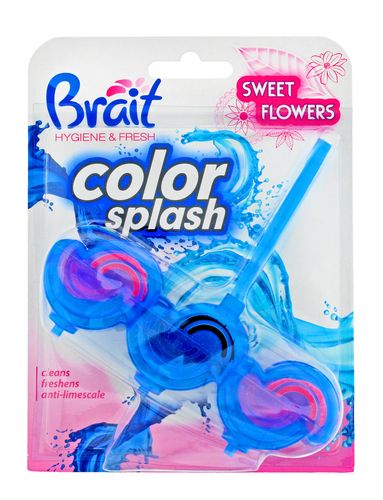 Brait Kostka toaletowa 2-fazowa Color Splash do WC Sweet Flowers  45g na Arena.pl