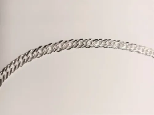 ŁAŃCUSZEK SREBRNY ROMBUS 55 CM 3,9 mm na Arena.pl