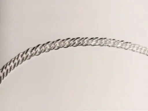ŁAŃCUSZEK SREBRNY ROMBUS 55 CM 3,9 mm zdjęcie 3