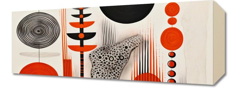 Obraz 50x20cm Kontrastowy Kosmos zdjęcie 1