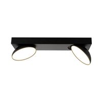 Czarna lampa kierunkowa Castelio LED 10W 4000K 2-punktowa