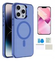 Etui do IPHONE 13 PRO MAX magsafe obudowa matowy kolory +folia ochronna TPU