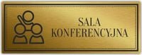Tabliczka Złota Srebrna na drzwi SALA KONFERENCYJN