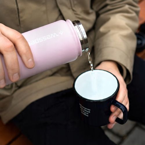 Kubek termiczny termos na herbatę bidon butelka termiczna stalowa 0,7l na Arena.pl