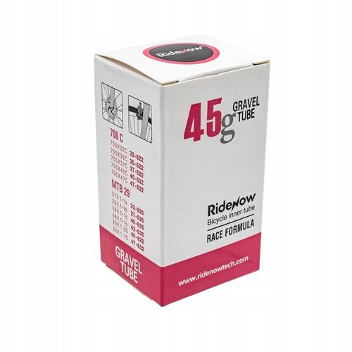 Dętka RideNow TPU Gravel 28'' presta (45 mm) 32/47-622 28'' x 1,25'' - 1,7" na Arena.pl