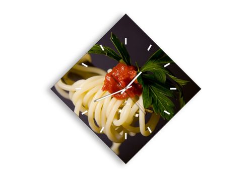 Zegar Ścienny - Spaghetti Sos  - 40X40 Cm - C3Ad40X40-1307 na Arena.pl