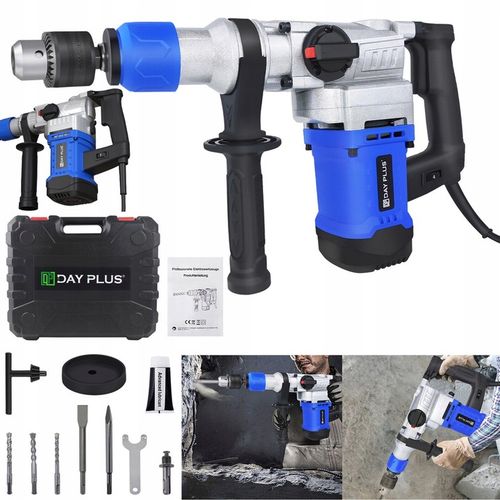 Wiertarka udarowa z kontrolą wibracji, sprzęgło bezpieczeństwa Młot na Arena.pl