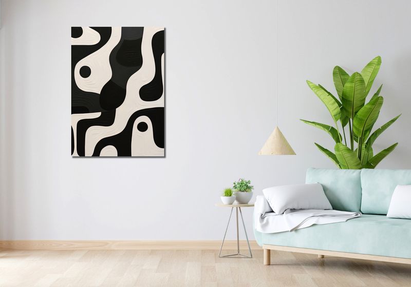 Obraz 70x100cm Kontrastowa Harmonia zdjęcie 2