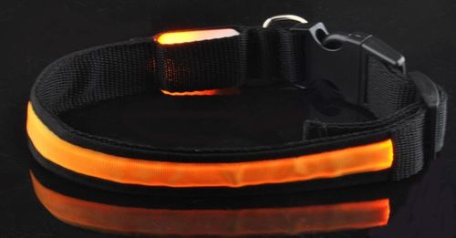 Obroża LED żółta - M na Arena.pl