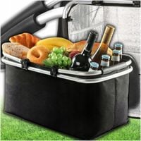 KOSZ PIKNIKOWY SKŁADANY TERMICZNY TURYSTYCZNY KOSZYK NA ZAKUPY IZOLACYJNY