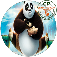 Opłatek na tort Kung fu Panda