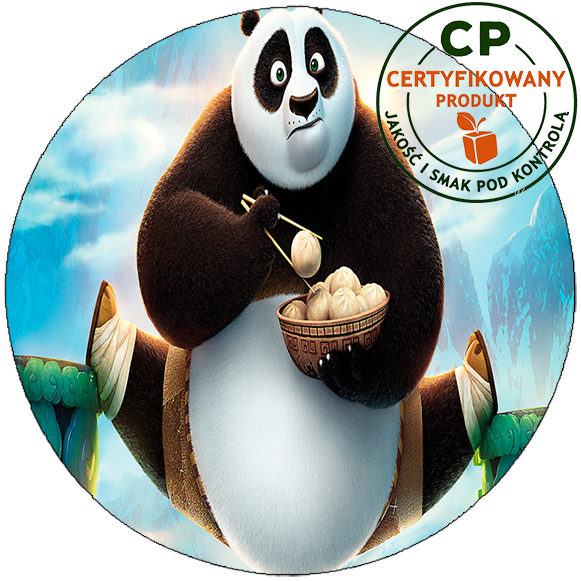 Opłatek na tort Kung fu Panda zdjęcie 1