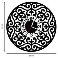 ZEGAR ŚCIENNY RETRO 58cm XXL 95.11