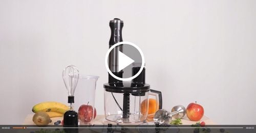 BLENDER RĘCZNY WIELOFUNKCYJNY TRYB TURBO MALAKSER ZESTAW 4w1 DUŻA MOC na Arena.pl