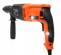 MŁOTOWIERTARKA KRAFT&DELE 2650W wiertła dłuta 2x GŁÓWKA MIARA
