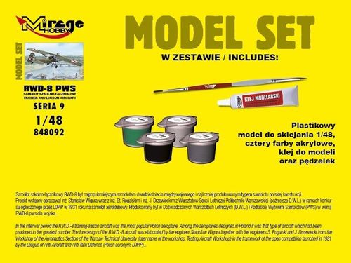 Mirage RWD-8 PWS model set na Arena.pl