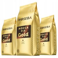 Kawa ziarnista WOSEBA MOCCA FIX GOLD 3kg zestaw kawa mieszana