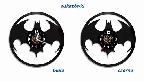 Zegar ścienny z płyty winylowej Batman 9.1 na Arena.pl