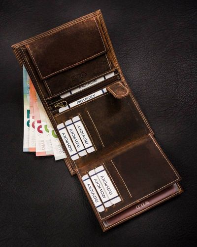 klasyczny, duży portfel męski ze skóry naturalnej - always wild na Arena.pl