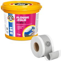 Folia w płynie 7kg Zestaw Taśma 10m Hydroizolacja