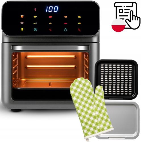 FRYTKOWNICA BEZTŁUSZCZOWA AIR FRYER 8,5L PIEKARNIK 1350W 10 TRYBÓW na Arena.pl