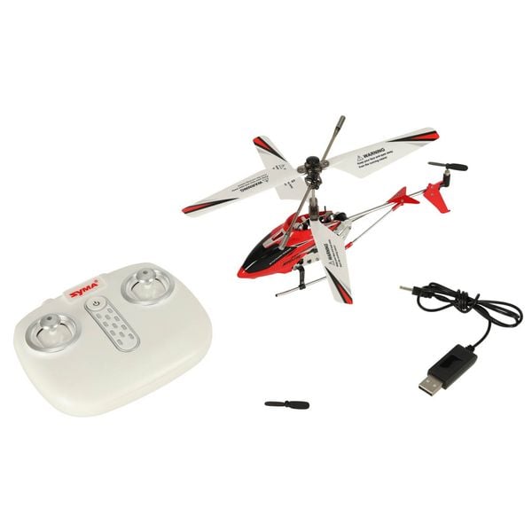 Helikopter zdalnie sterowany RC SYMA S107H 2.4GHz RTF czerwony zdjęcie 2