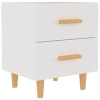 Szafka nocna, biała, 40x35x47,5 cm