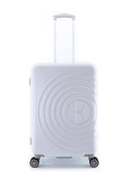 Walizka średnia ELLE Debossed biała