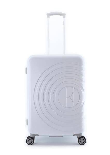 Walizka średnia ELLE Debossed biała zdjęcie 1