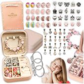 Zestaw do biżuterii dla dziewczynki bransoletki