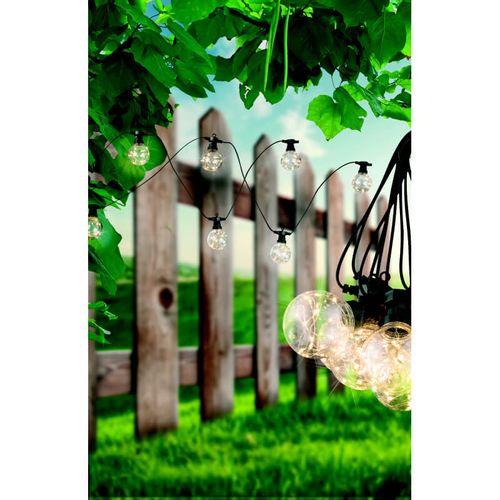 Łańcuch ze światełkami 7,5m 10 LED 4,2W IP44 ciepła na Arena.pl