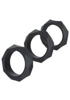 heavy c-ring set black