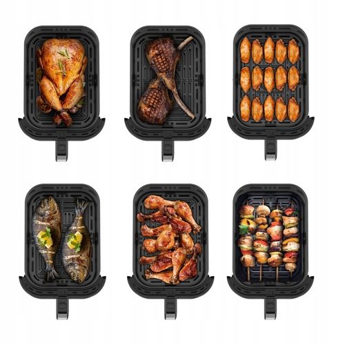 Frytkownica Beztłuszczowa Air Fryer 8L Frytownica BYRGEN Duża Misa XXL na Arena.pl