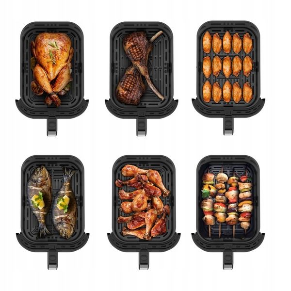 Frytkownica Beztłuszczowa Air Fryer 8L Frytownica BYRGEN Duża Misa XXL zdjęcie 13