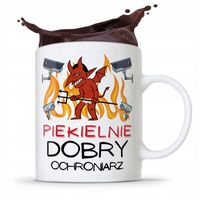 Dla Ochroniarza Stróża Kubek Piekielnie Dobry Z Nadrukiem Ze Zdjęciem