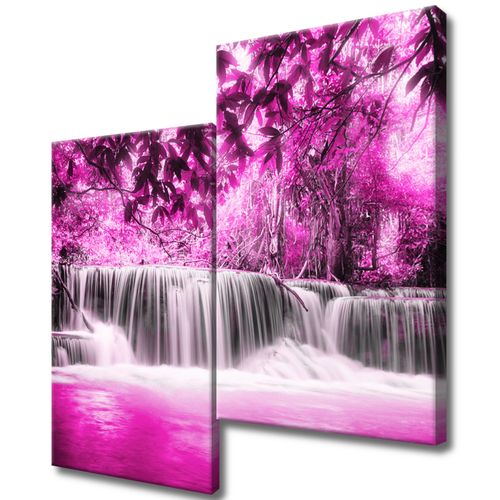 Obraz Tryptyk 60X60 Wodospad na Arena.pl