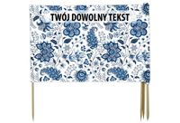 PARAWAN PLAŻOWY Porcelana z indywidualnym napisem 5 PANELI 71.5