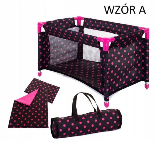 Doris ŁÓŻECZKO DLA LALEK KOJEC + POŚCIEL + TORBA na Arena.pl