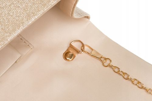 Torebka kopertówka damska złota wieczorowa elegancka na ramię Rovicky na Arena.pl