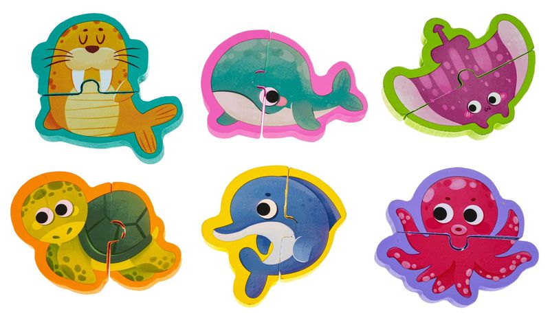 Drewniana Tablica + Puzzle Ocean zdjęcie 2