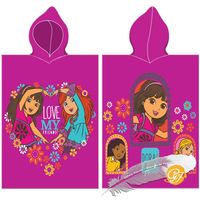 Poncho ręcznik z kapturkiem 50×115 - DORA