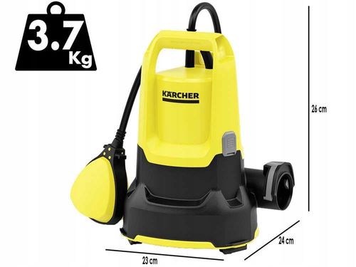 Pompa zasysająca od 1mm ZANURZENIOWA do wody 9000 l/h PŁYWAK Karcher na Arena.pl