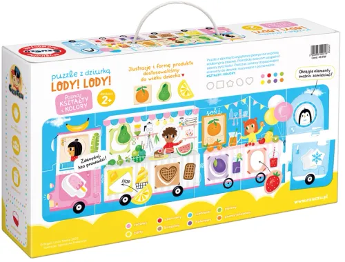 CzuCzu. Puzzle z dziurką. Lody! Lody! na Arena.pl