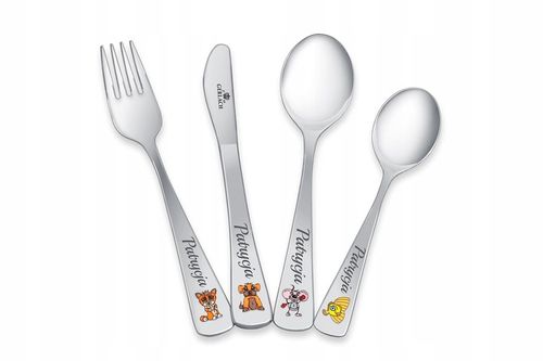 Sztućce dla Dzieci Gerlach Pychotki Grawer Prezent na Chrzest Roczek na Arena.pl