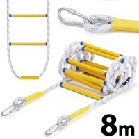 Drabina sznurowa linowa pleciona na dach HIGHER 8m FIBERGLASS dekarska
