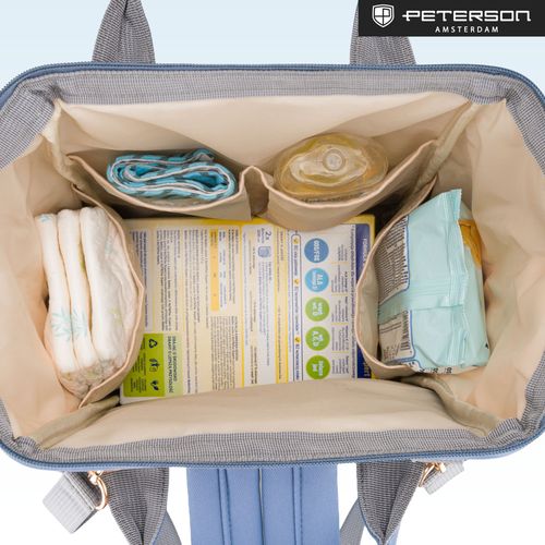 plecak materiałowy ptn jmb-01-6772 cream blue na Arena.pl