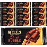 Roshen Czekolada gorzka bąbelkowa 80 g x 12 sztuk