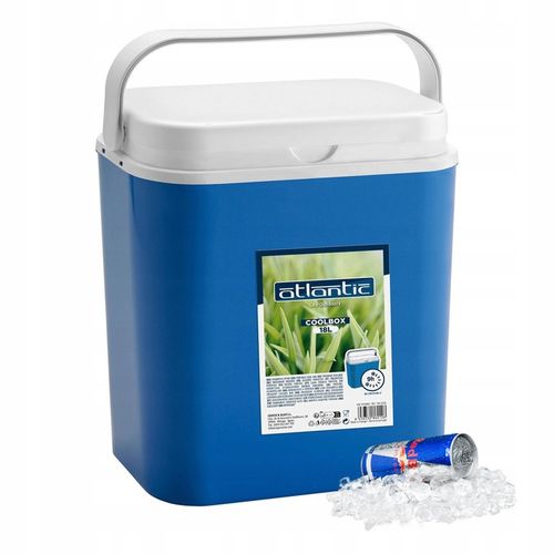 CHŁODZIARKA LODÓWKA 18L od KAMAI: NIEBIESKA, WZMOCNIONA RĄCZKA, made in EU na Arena.pl